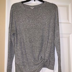 gray long sleeve